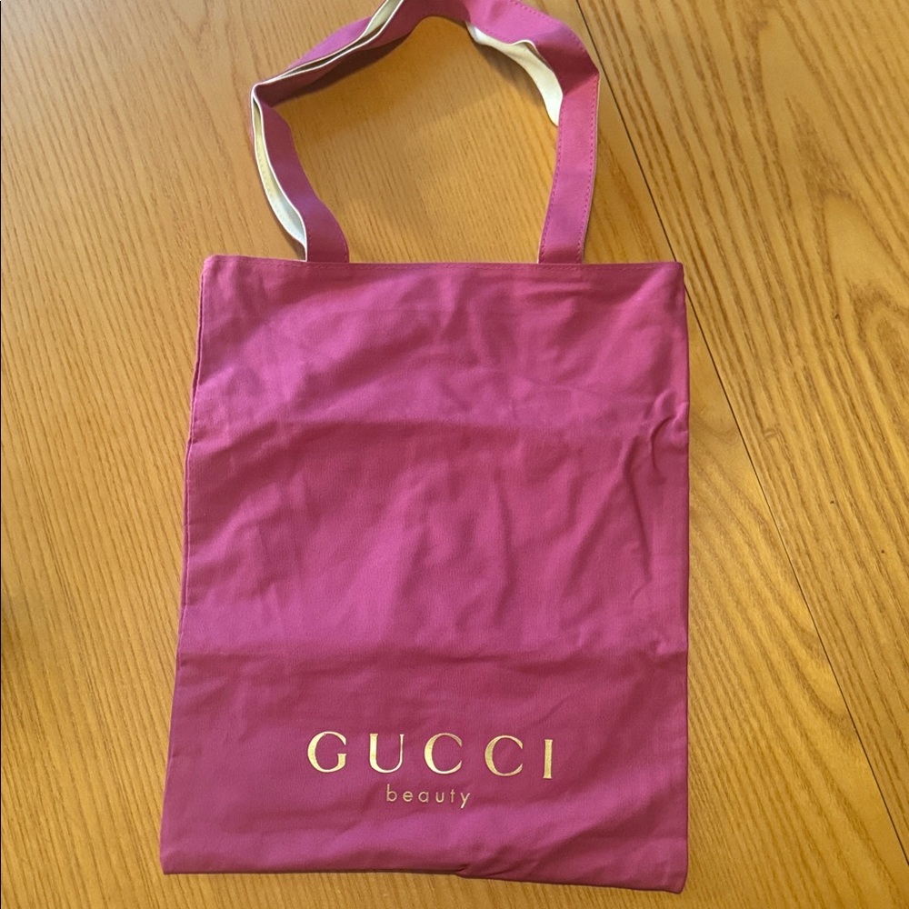 Gucci Beauty Magenta Tote Bag